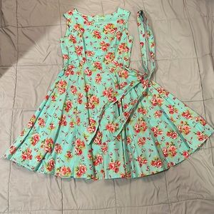 Vintage Floral Dress